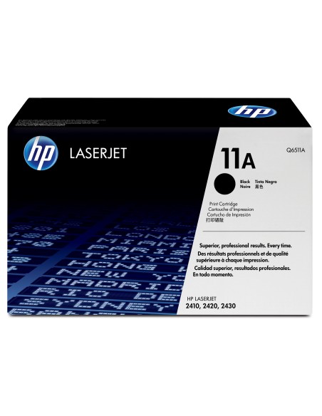 HP 11A Black Original LaserJet Toner Cartridge cartuccia toner 1 pz Originale Nero