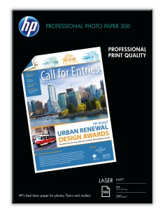 HP Q6550A carta inkjet A4 (210x297 mm) Opaco 100 fogli Nero, Blu, Bianco