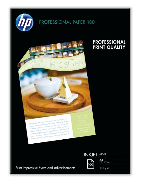 HP Q6592A carta inkjet A4 (210x297 mm) Opaco 100 fogli Bianco