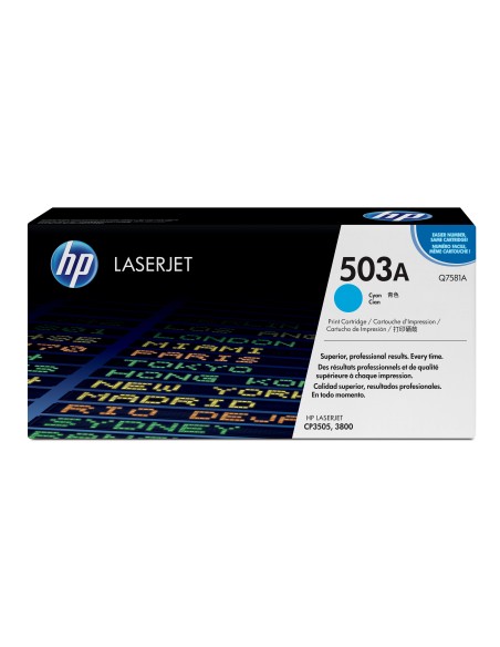 HP Cartuccia Toner originale ciano LaserJet 503A