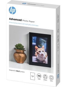 HP Confezione da 100 fogli di carta fotografica Advanced, lucida, 250 g m2, 10 x 15 cm (101 x 152 mm) 2