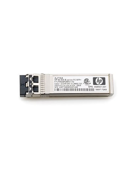 HP B-series 16Gb SFP+ Short Wave Transceiver modulo del ricetrasmettitore di rete