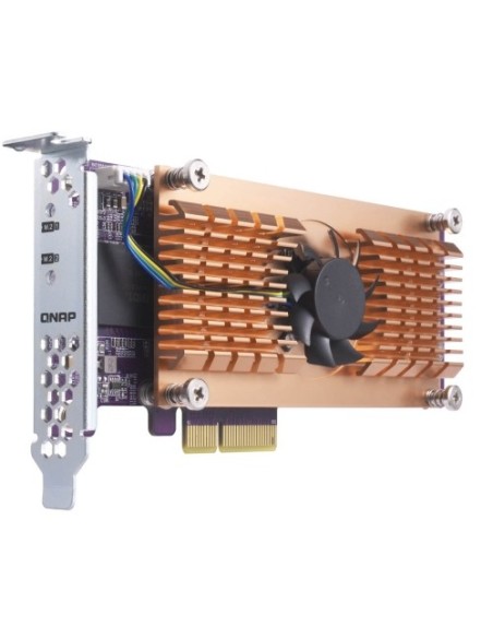 QNAP QM2-2P scheda di interfaccia e adattatore Interno PCIe