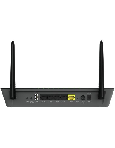 NETGEAR R6220 router wireless Gigabit Ethernet Dual-band (2.4 GHz 5 GHz) 4G Nero