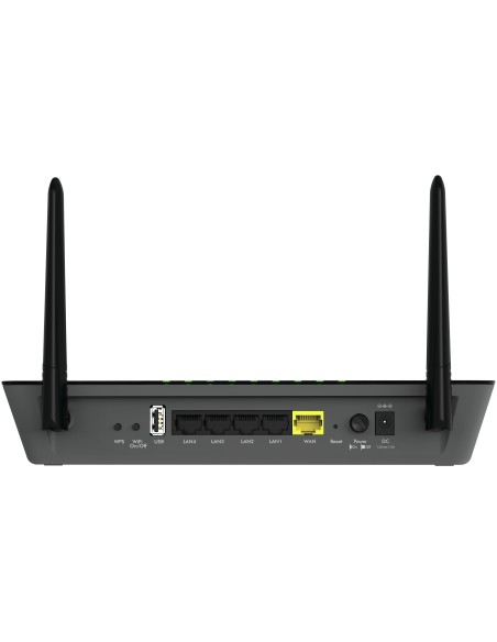 NETGEAR R6220 router wireless Gigabit Ethernet Dual-band (2.4 GHz 5 GHz) 4G Nero