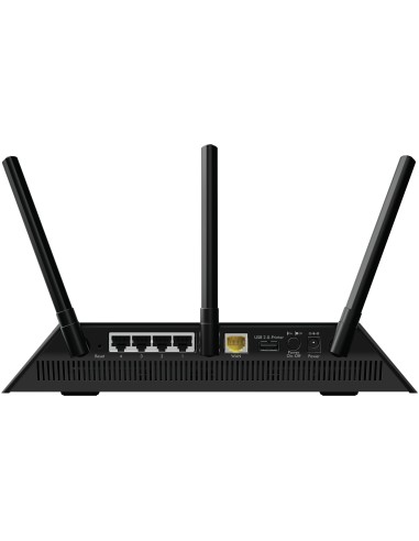 NETGEAR R6400 router wireless Gigabit Ethernet Dual-band (2.4 GHz 5 GHz) 4G Nero