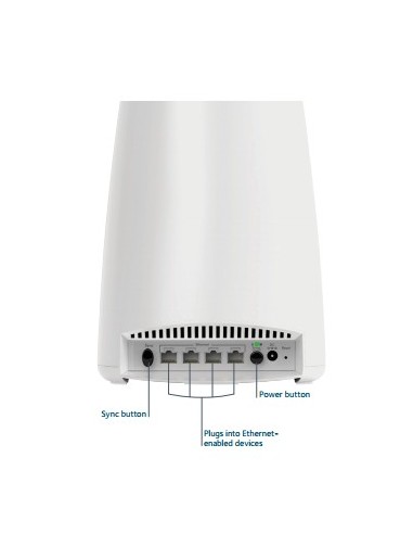 NETGEAR RBS40 router wireless Gigabit Ethernet Banda tripla (2.4 GHz 5 GHz 5 GHz) 4G Bianco