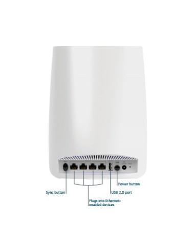 NETGEAR RBS50 router wireless Gigabit Ethernet Banda tripla (2.4 GHz 5 GHz 5 GHz) 4G Bianco