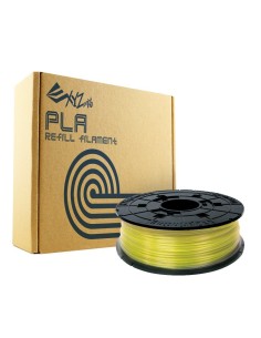 XYZprinting RFPLBXEU03B materiale di stampa 3D Acido polilattico (PLA) Trasparente, Giallo 600 g
