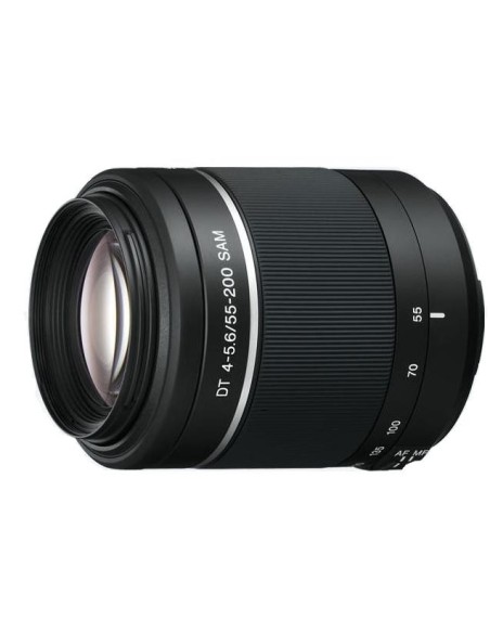 Sony DT 55–200 mm F4–5.6 SAM II Nero
