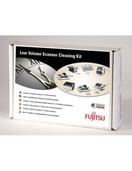 Fujitsu SC-CLE-LV kit per la pulizia Scanner Panni asciutti e liquido per la pulizia dell'apparecchiatura