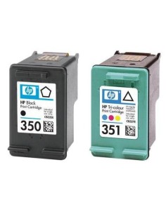 HP 350 351 cartuccia d'inchiostro 2 pz Originale Ciano per foto, Magenta per foto, Nero, Giallo foto