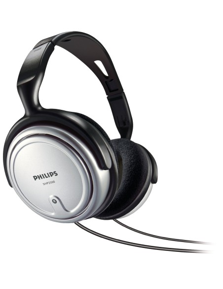 Philips SHP2500 00 cuffia e auricolare Cablato Cuffie A Padiglione MUSICA Nero, Argento