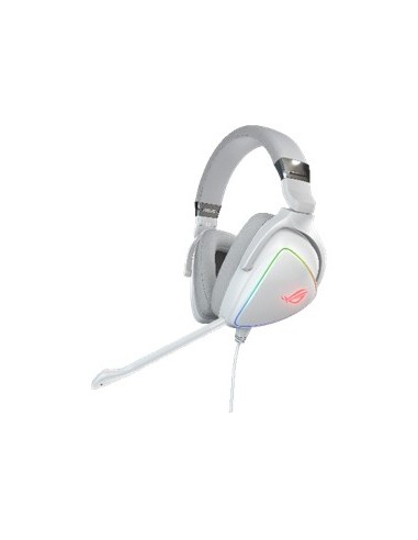 ASUS ROG Delta White Edition Auricolare Cablato A Padiglione Giocare USB tipo-C Bianco