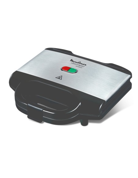 Moulinex Ultracompact Metal tostiera 700 W Nero, Argento