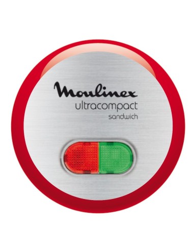 Moulinex Ultracompact Metal tostiera 700 W Nero, Argento