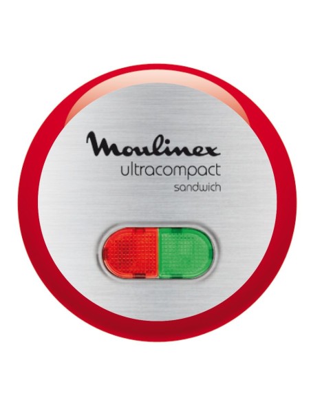 Moulinex Ultracompact Metal tostiera 700 W Nero, Argento