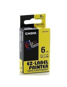 Casio NASTRO 6X8MT GIALLO SCRITT N  XR-6GIALLO 4971850120490 MATERIALE DI CONSUMO 2