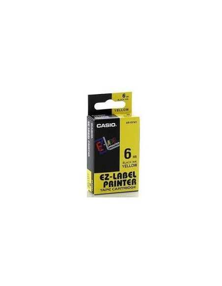 Casio NASTRO 6X8MT GIALLO SCRITT N  XR-6GIALLO 4971850120490 MATERIALE DI CONSUMO