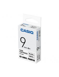 Casio NASTRO 9X8MT BIANCO SCRITT N  XR-9BIANCO 4971850117384 MATERIALE DI CONSUMO