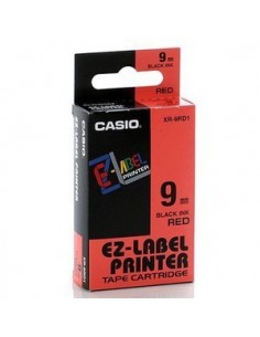Casio NASTRO 9X8MT ROSSO SCRITT N  XR-9ROSSO 4971850117445 MATERIALE DI CONSUMO
