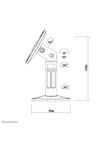 Neomounts by Newstar Supporto a parete e a soffitto per altoparlanti
