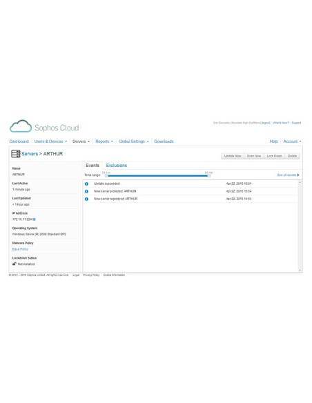 Sophos Server Protection Open Value Subscription (OVS) 1 licenza e Rinnovo 2 anno i