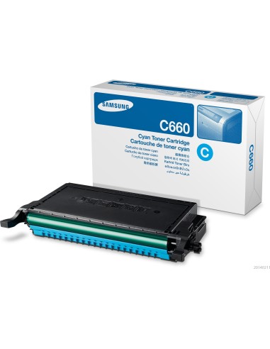 Samsung CLP-C660A Cyan Toner Cartridge cartuccia toner 1 pz Originale Ciano