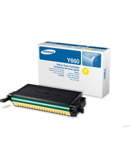 Samsung CLP-Y660B High Yield Yellow Toner Cartridge cartuccia toner 1 pz Originale Giallo