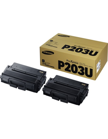 Samsung Confezione da 2 cartucce toner nero originali a capacità ultra MLT-P203U