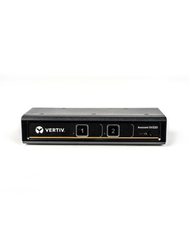 Vertiv Avocent KVM desktop SwitchView, 2 porte, DVI-I (dual-link), audio, EU