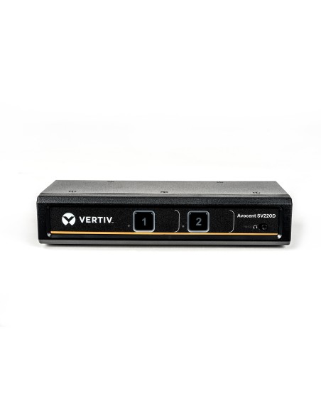 Vertiv Avocent KVM desktop SwitchView, 2 porte, porta display, audio, EU