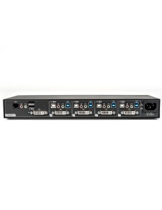 Vertiv Avocent KVM desktop SwitchView, 4 porte, DVI-I, porte per periferiche USB 3.0, audio, EU 2