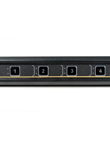 Vertiv Avocent KVM desktop SwitchView, 4 porte, DVI-I, porte per periferiche USB 3.0, audio, EU