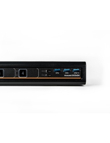 Vertiv Avocent KVM desktop SwitchView, 4 porte, HDMI, porte per periferiche USB 3.0, audio, EU