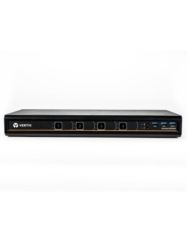 Vertiv Avocent KVM desktop SwitchView, 4 porte, HDMI, porte per periferiche USB 3.0, audio, EU