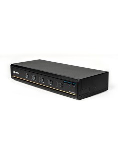 Vertiv Avocent KVM desktop SwitchView, 4 porte, DVI-I dual-head, USB 3.0 su pannello anteriore, audio, EU