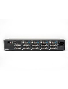 Vertiv Avocent KVM desktop SwitchView, 4 porte, DVI-I dual-head, USB 3.0 su pannello anteriore, audio, EU 2