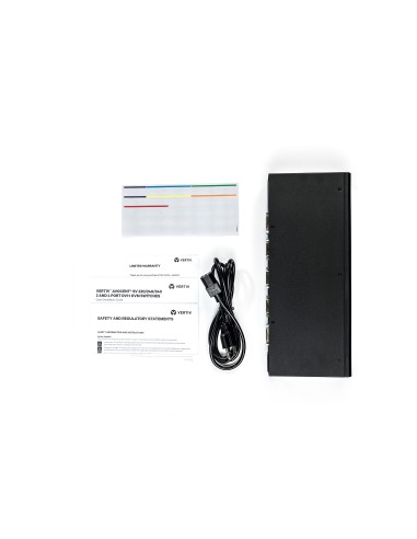 Vertiv Avocent KVM desktop SwitchView, 4 porte, DVI-I dual-head, USB 3.0 su pannello anteriore, audio, EU
