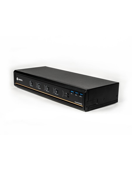 Vertiv Avocent KVM desktop SwitchView, 4 porte, porta display dual-head, USB 3.0 su pannello anteriore, audio, EU