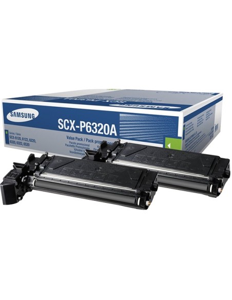 Samsung Cartucce toner nero SCX-P6320A in confezione doppia.