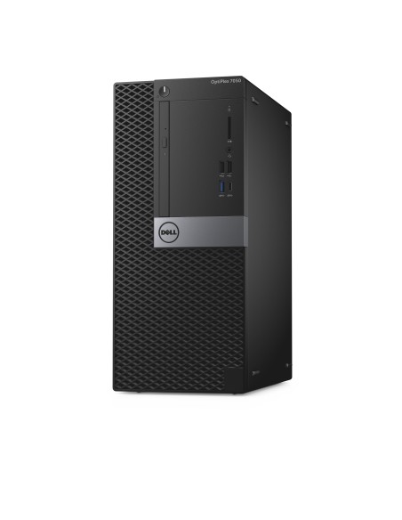 DELL OptiPlex 7050 DDR4-SDRAM i7-7700 Tower Intel® Core™ i7 8 GB 1000 GB HDD Windows 10 Pro PC Nero
