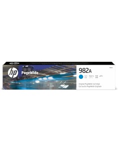 HP 982A Cyan Original PageWide Cartridge cartuccia d'inchiostro 1 pz Originale Resa standard Ciano