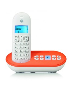 Motorola T111 Telefono DECT Identificatore di chiamata Arancione, Bianco