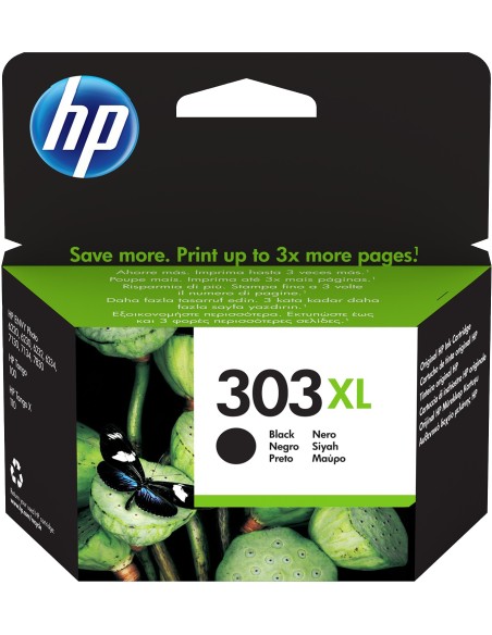 HP Cartuccia di inchiostro nero originale ad alta capacità 303XL