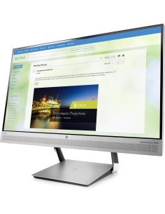 HP EliteDisplay S240uj 60,5 cm (23.8") 2560 x 1440 Pixel Quad HD LED Nero, Argento