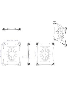 Neomounts by Newstar TABLET-10 supporto per personal communication Supporto passivo Tablet UMPC Argento 2