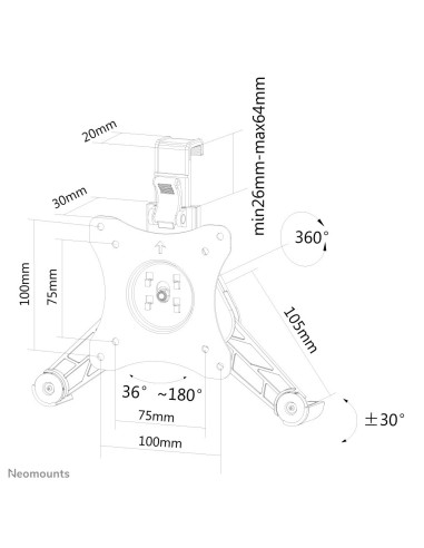 Neomounts by Newstar Supporto per tablet