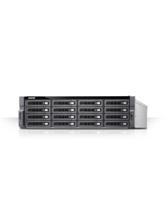 QNAP TDS-16489U NAS Armadio (3U) Collegamento ethernet LAN Nero, Grigio E5-2630V3