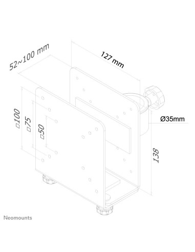 Neomounts by Newstar titolare thin client